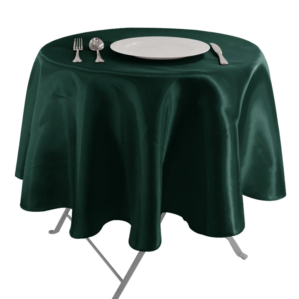 Nappe de table en satin - Vert