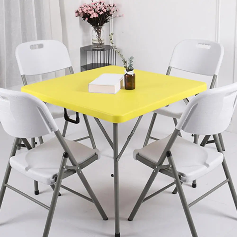 Nappe de table carrée extensible - Jaune