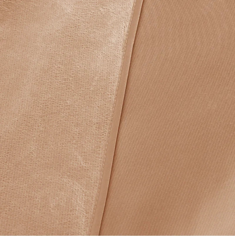 Nappe de table effet velours - Caramel