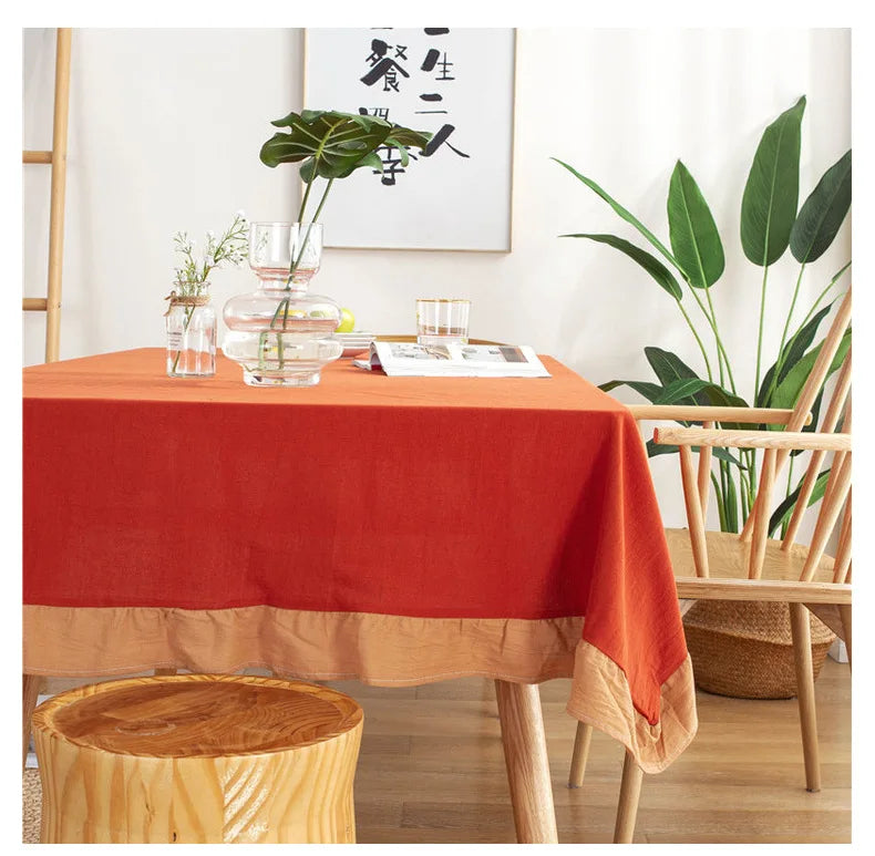 Nappe à franges 100% coton