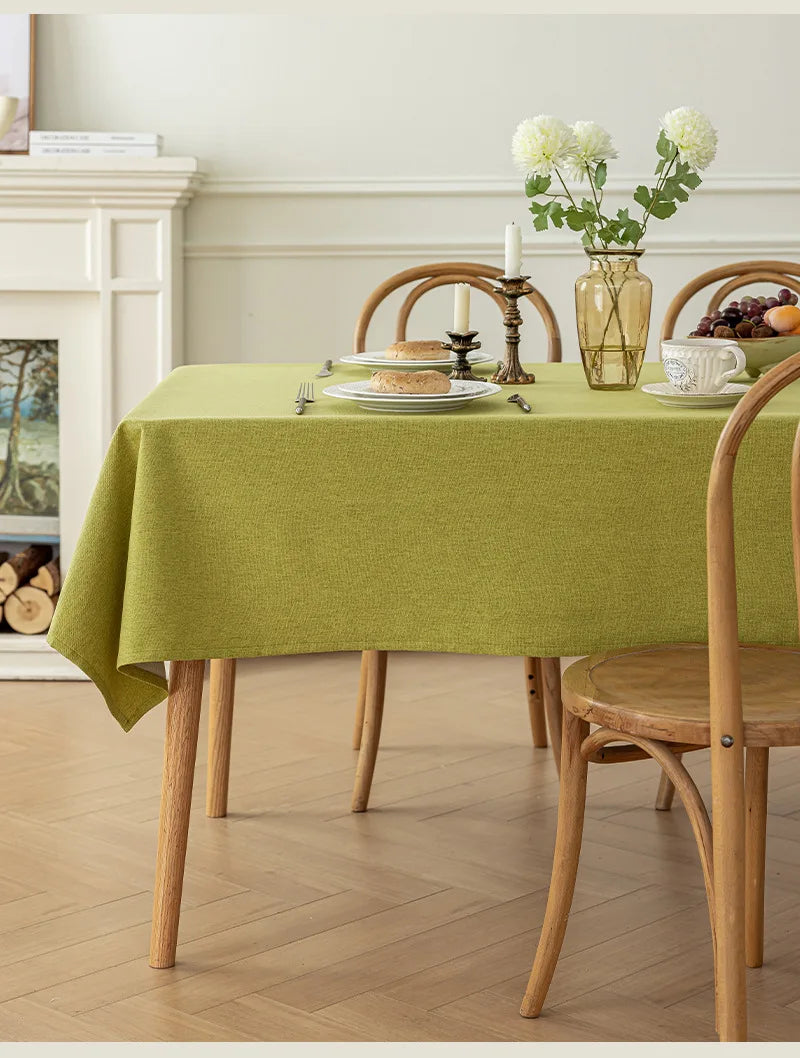 Nappe de table en coton – Imperméable et anti-taches