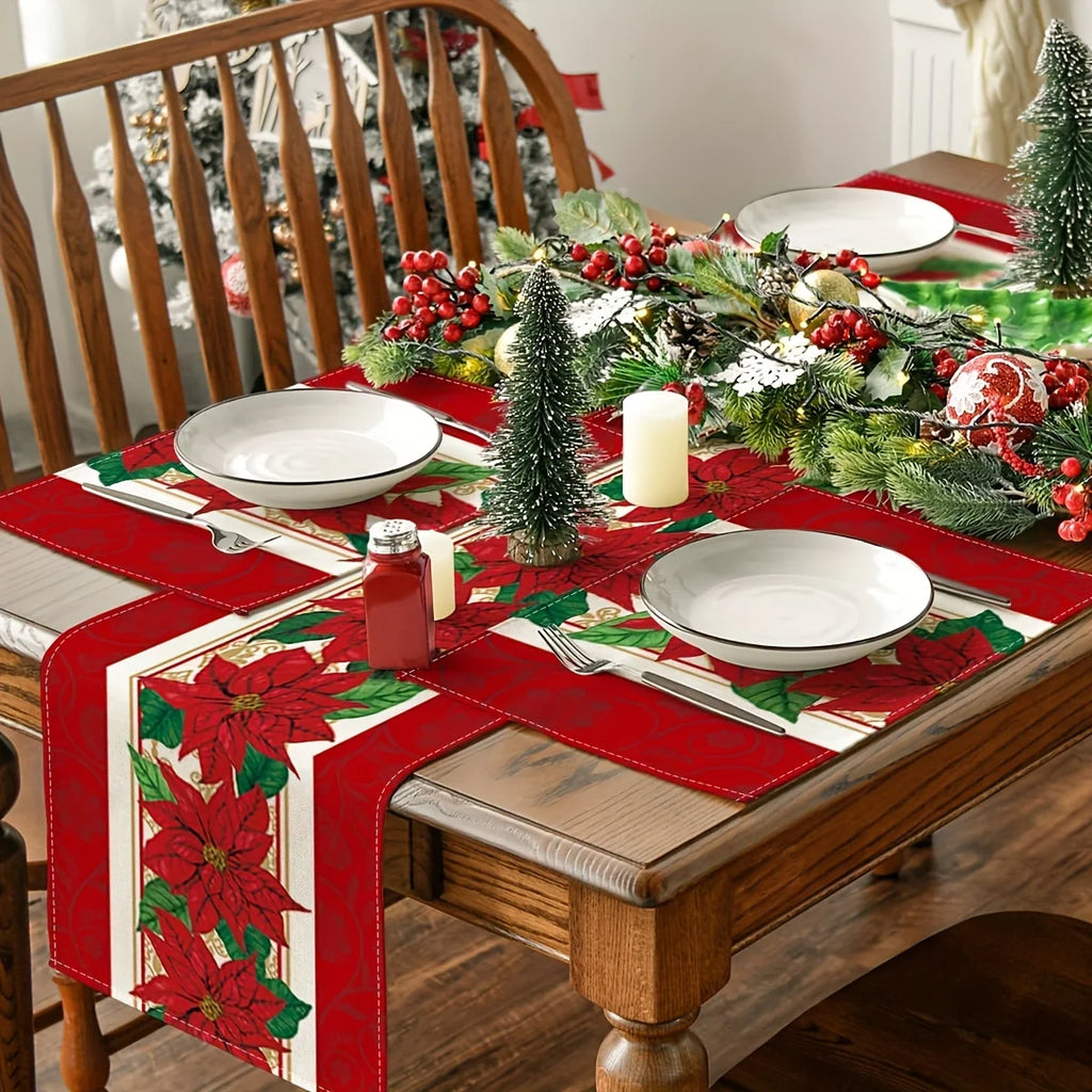 Lot de 4 napperons de noël