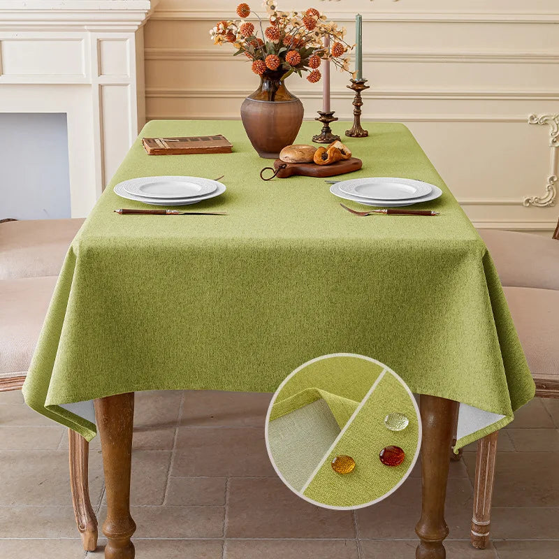 Nappe de table en coton – Imperméable et anti-taches