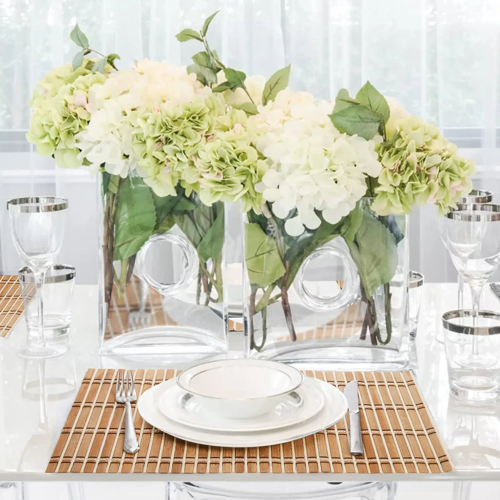 Lot de 4 napperons en bambou