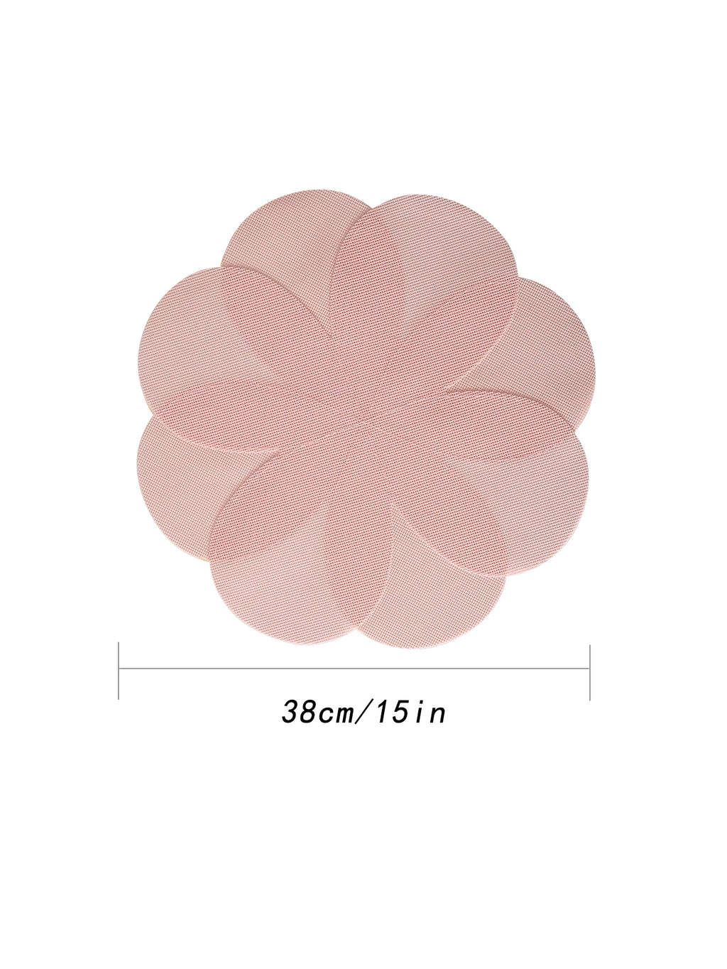 Lot de napperons en PVC antidérapants en Forme de fleurs