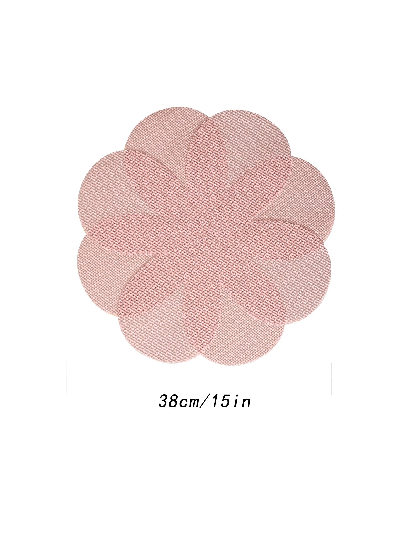 Lot de napperons en PVC antidérapants en Forme de fleurs