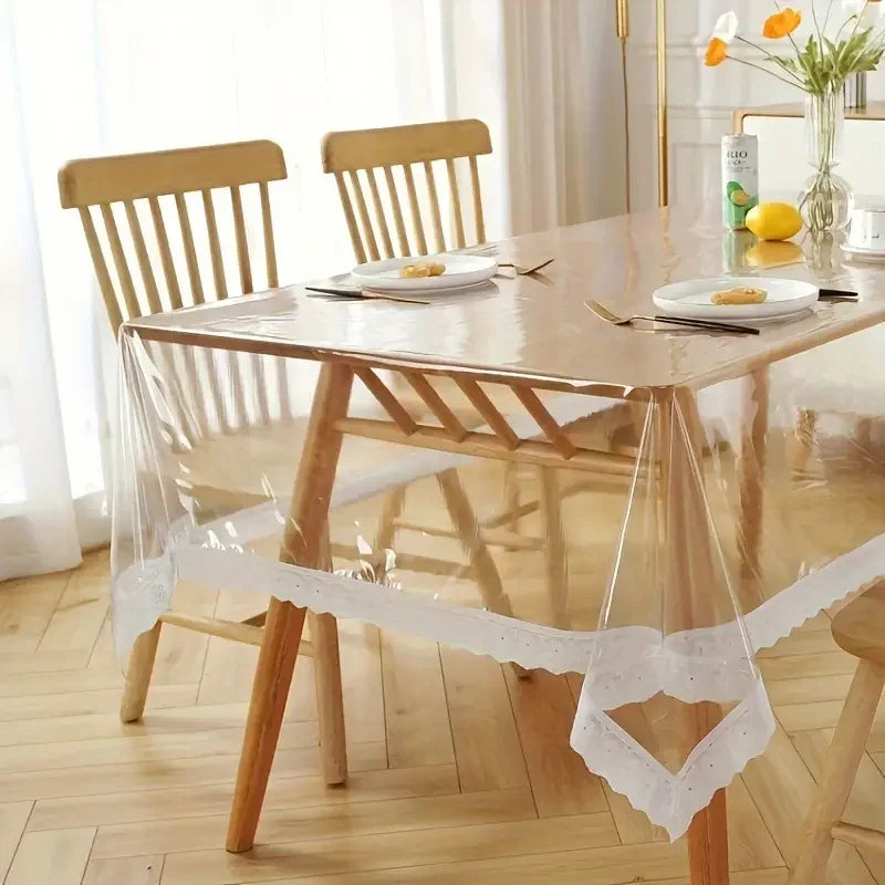 Nappe de table transparente
