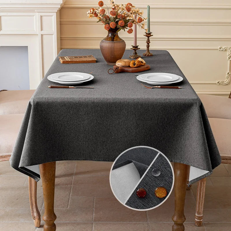Nappe de table en coton – Imperméable et anti-taches