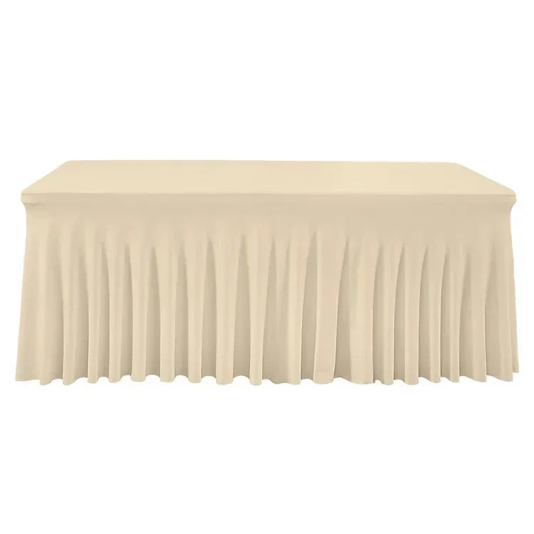 Nappe de buffet longue élégante - Beige