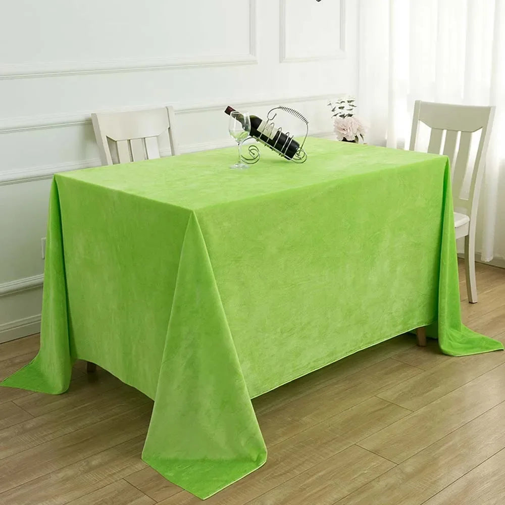 Nappe de table effet velours - Couleurs variées