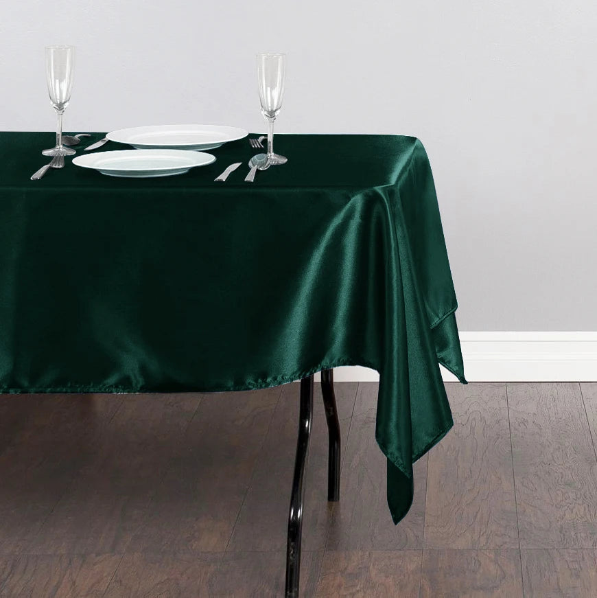 Nappe de table en satin - Vert