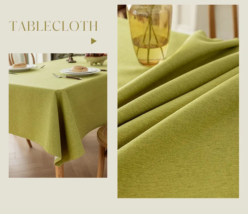 Nappe de table en coton – Imperméable et anti-taches