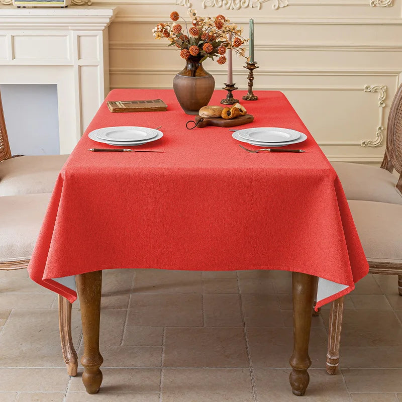 Nappe de table en coton – Imperméable et anti-taches