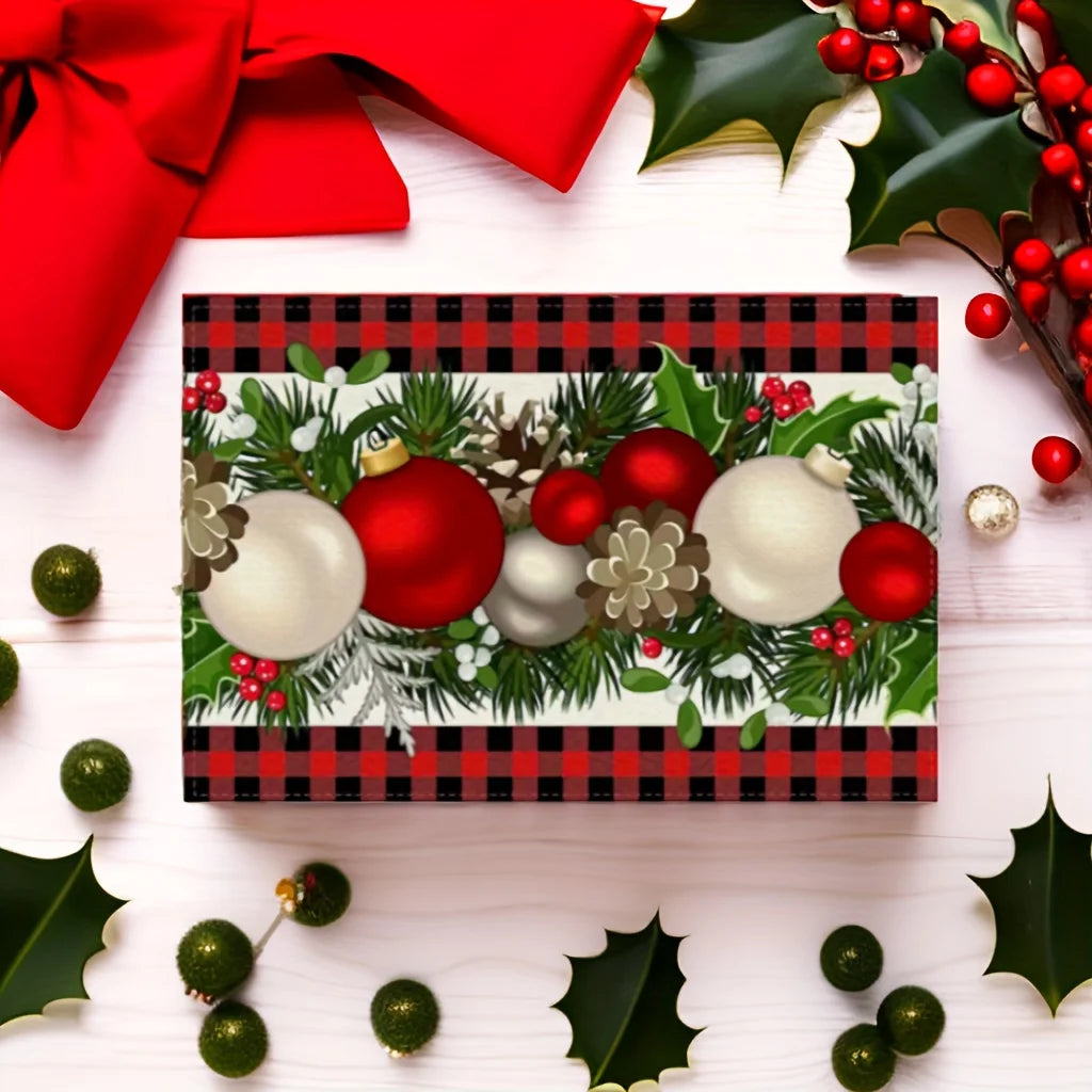 Lot de 4 napperons de noël