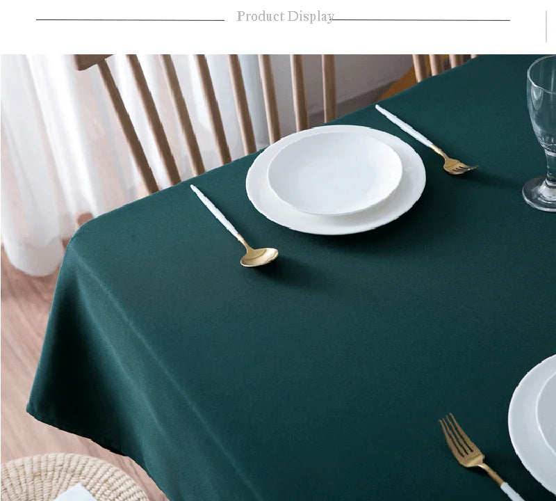 Nappe de table imperméable - Vert foncé