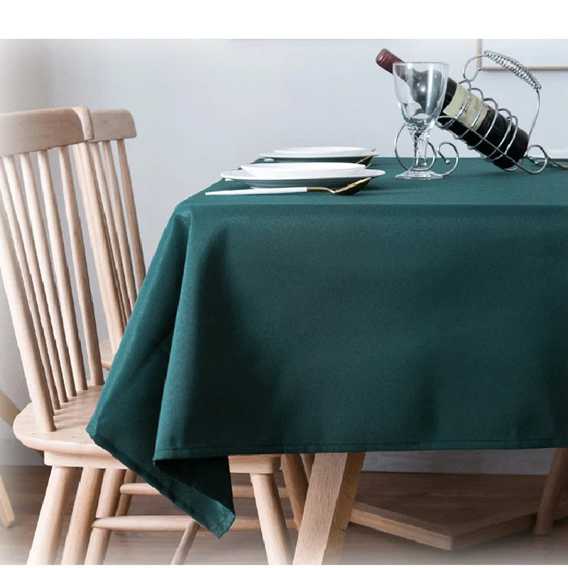 Nappe de table imperméable - Vert foncé