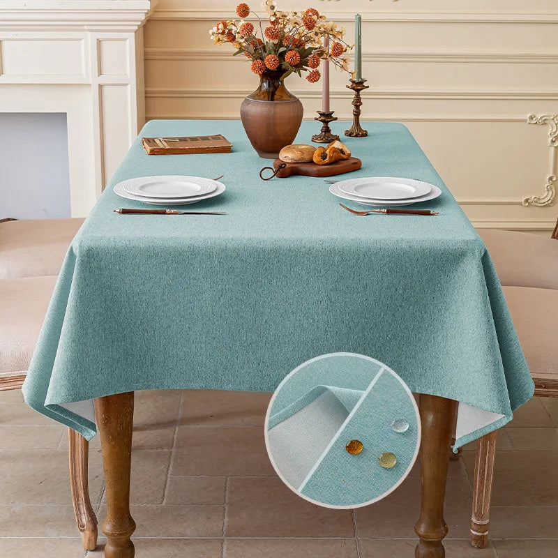 Nappe de table en coton – Imperméable et anti-taches