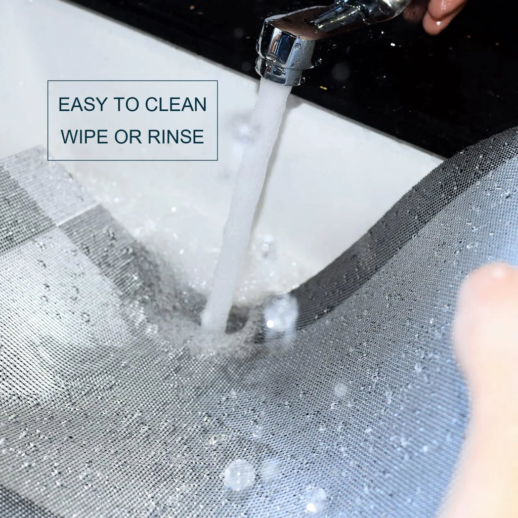 Lot de napperons en PVC anti-brûlure - Gris