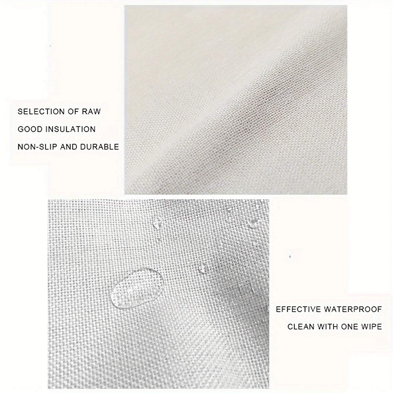 Lot de 4 napperons à motifs géométriques - Rose