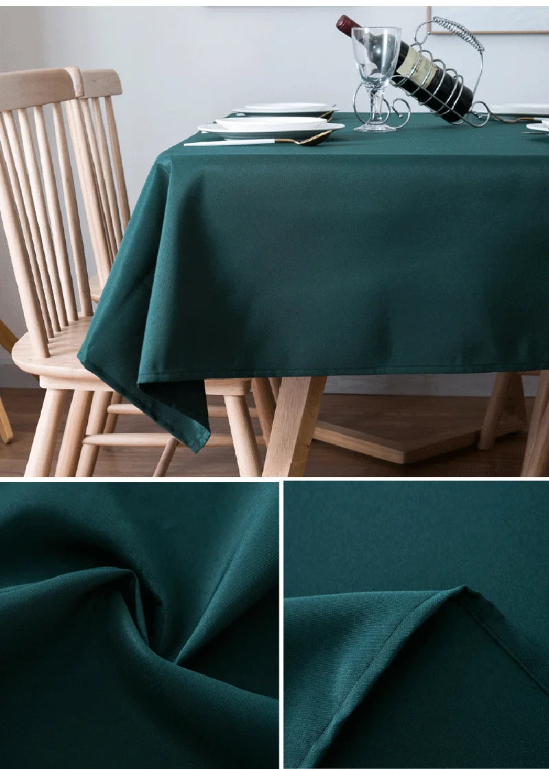 Nappe de table imperméable - Vert foncé