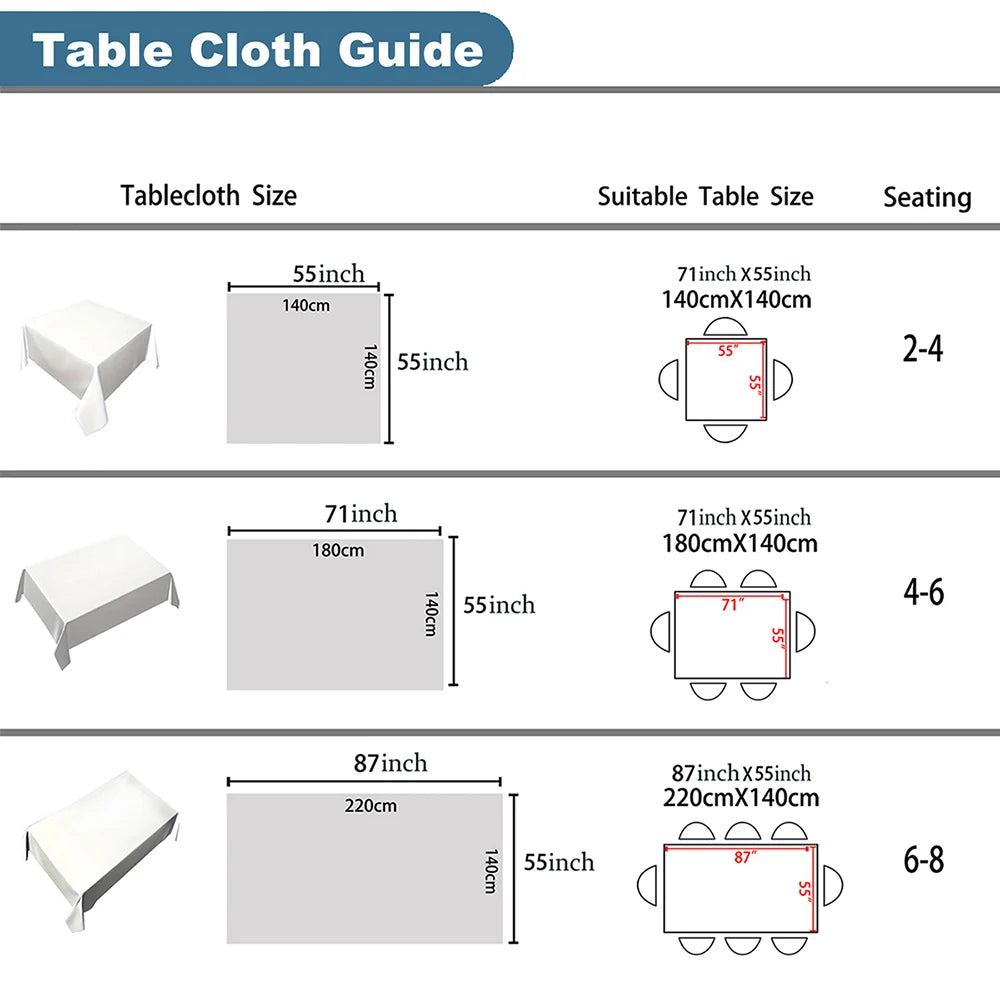 Nappe de table imperméable imprimé feuilles de palmier