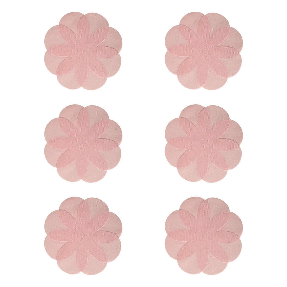 Lot de napperons en PVC antidérapants en Forme de fleurs