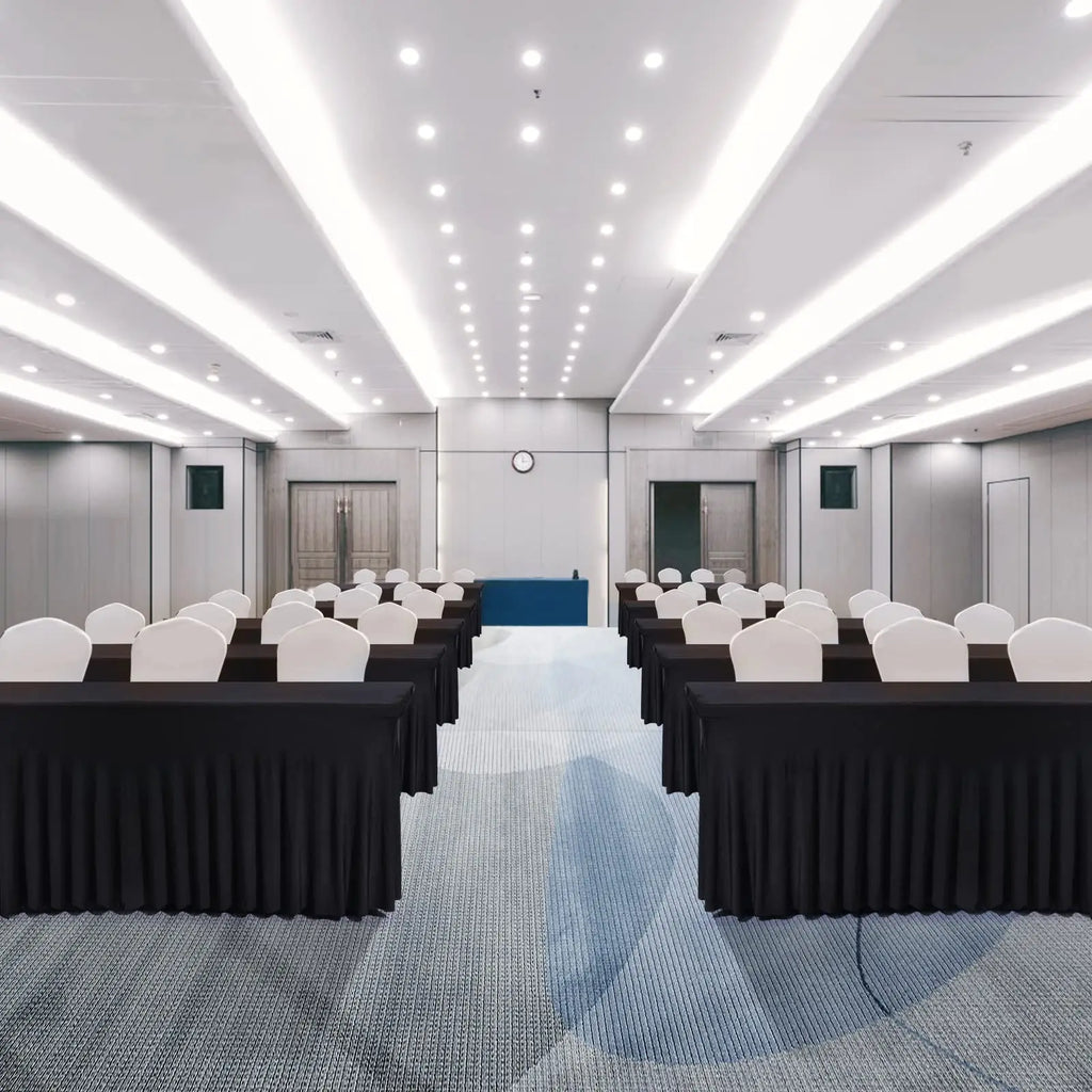 Nappe de buffet longue élégante - Noir