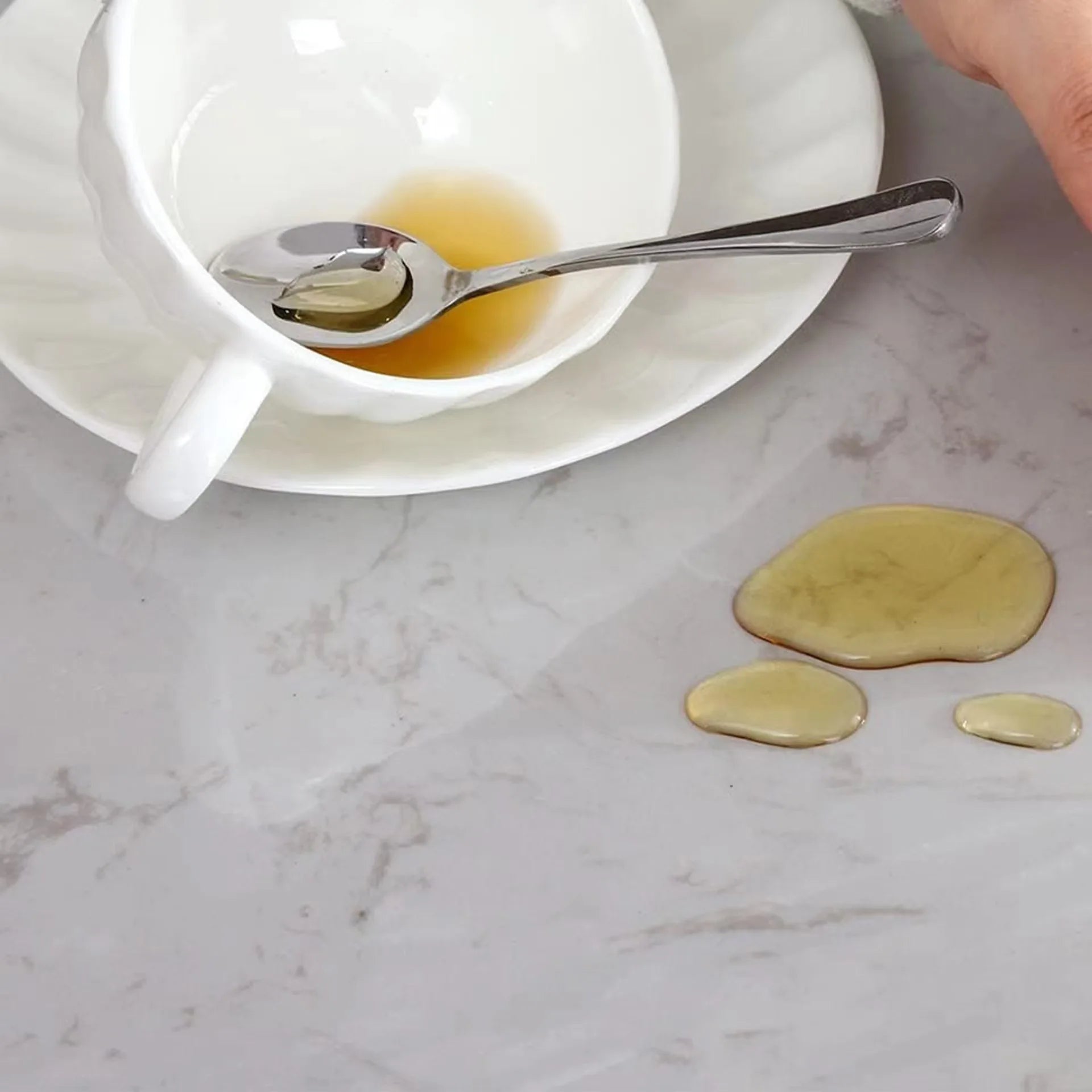 Nappe de table ronde en PVC transparent