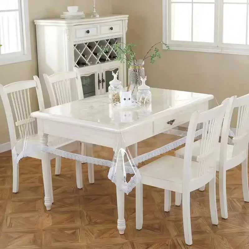 Nappe de table transparente
