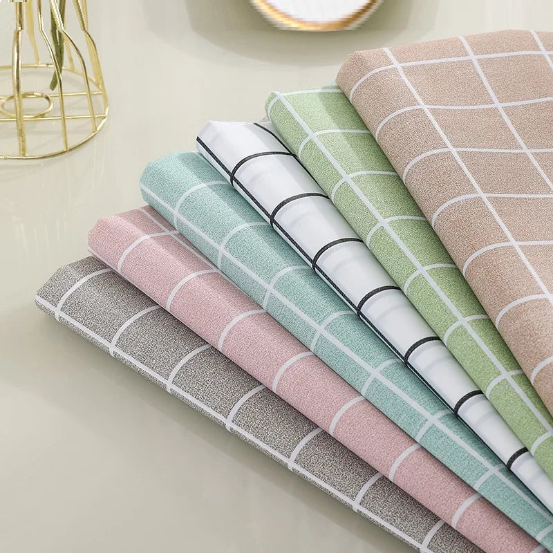 Nappe de table imperméable à carreaux pastel