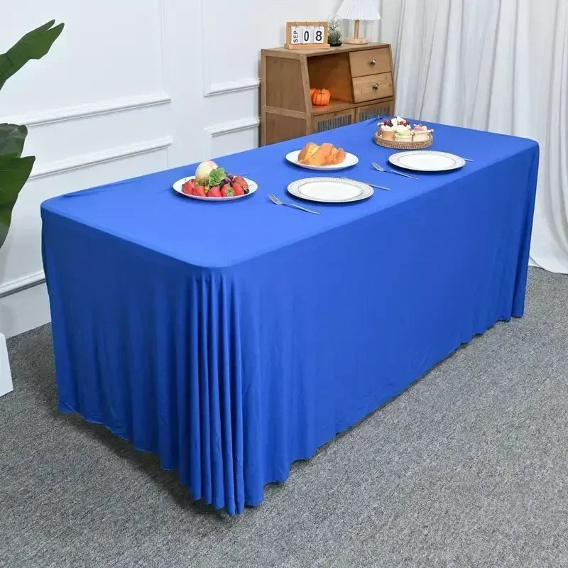 Nappe de buffet longue élégante - Bleu