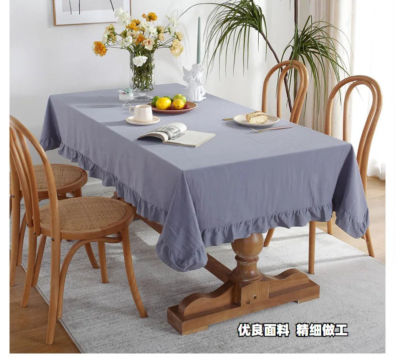 Nappe à franges 100% coton