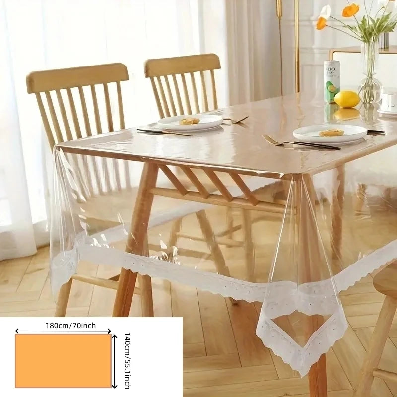 Nappe de table transparente