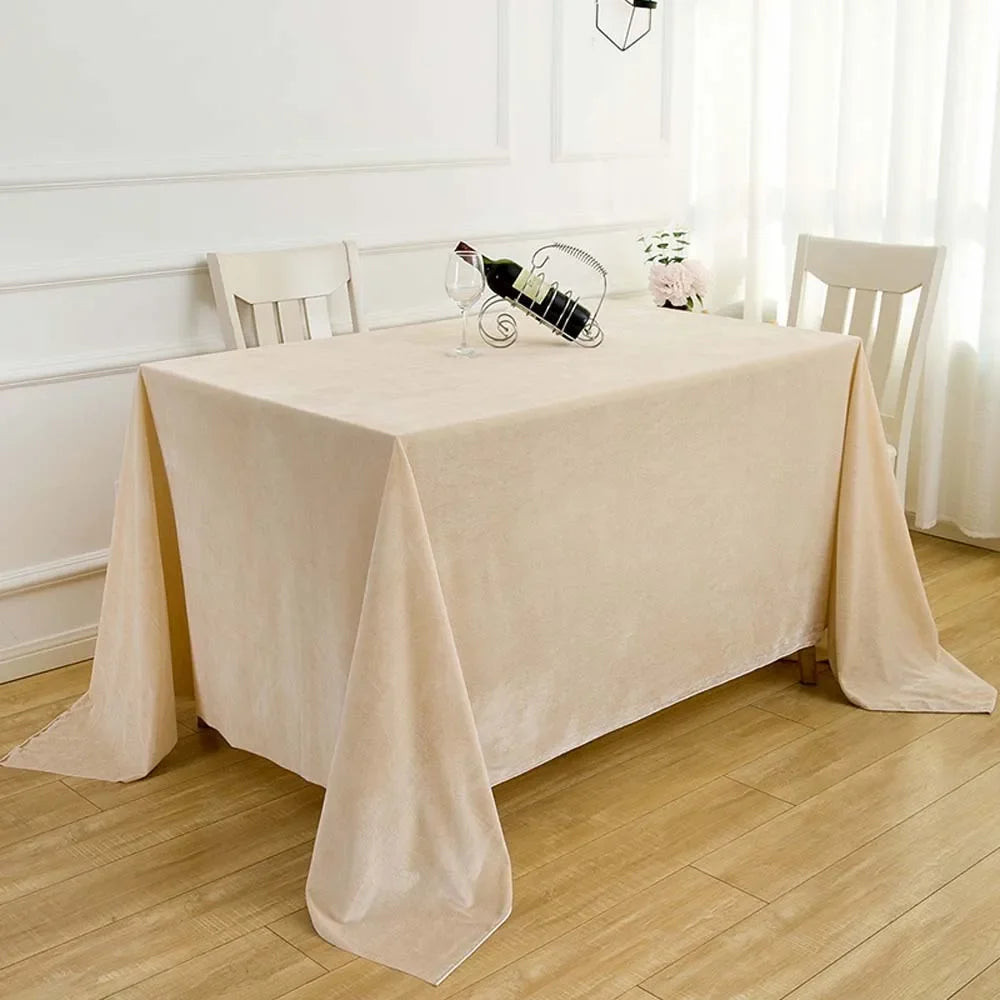 Nappe de table effet velours - Couleurs variées