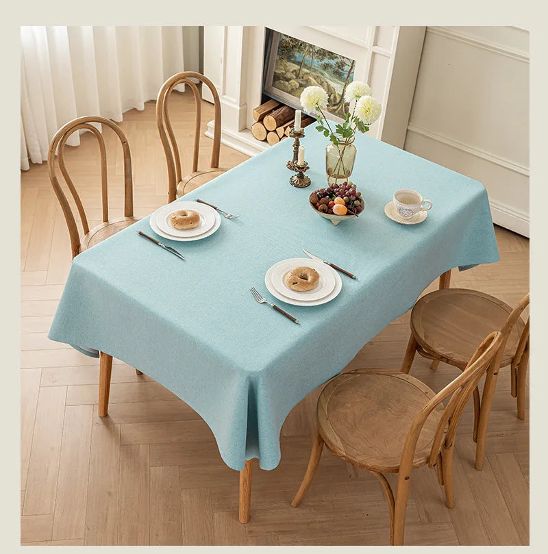 Nappe de table en coton – Imperméable et anti-taches