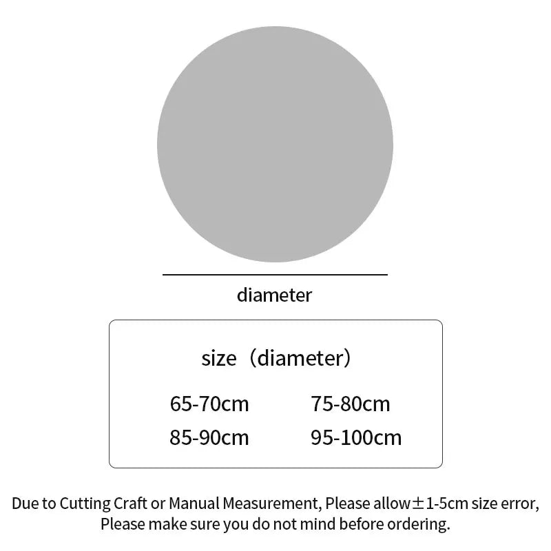 Nappe de table ronde en crochet blanc