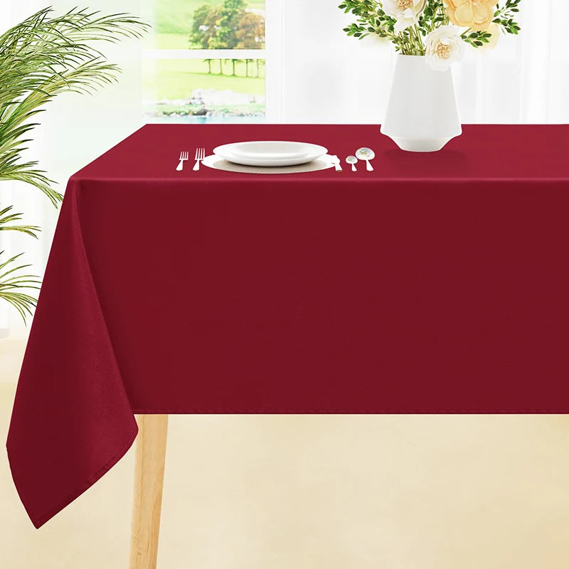 Nappe de table imperméable - Rouge foncé