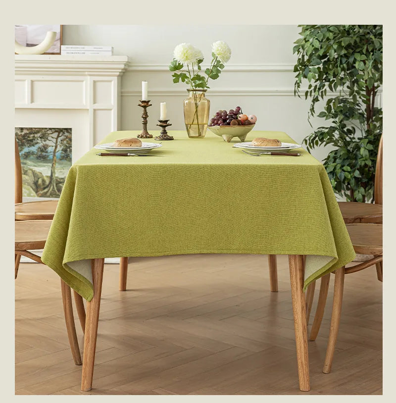 Nappe de table en coton – Imperméable et anti-taches