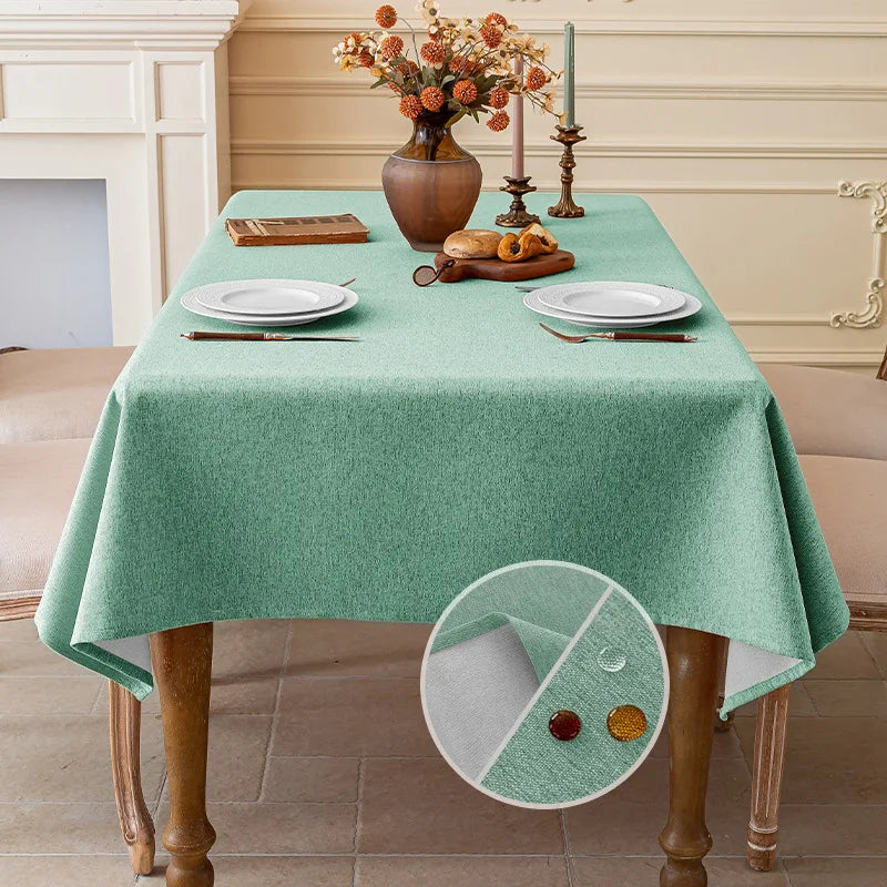 Nappe de table en coton – Imperméable et anti-taches