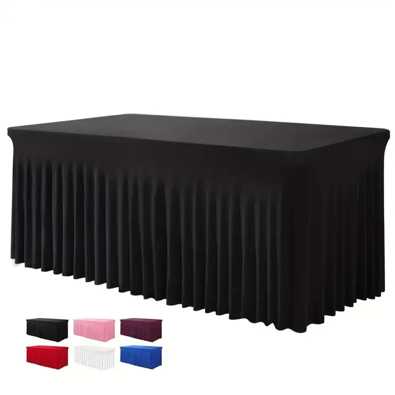 Nappe de buffet longue élégante - Noir