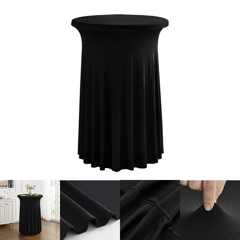 Nappe de buffet longue élégante - Noir