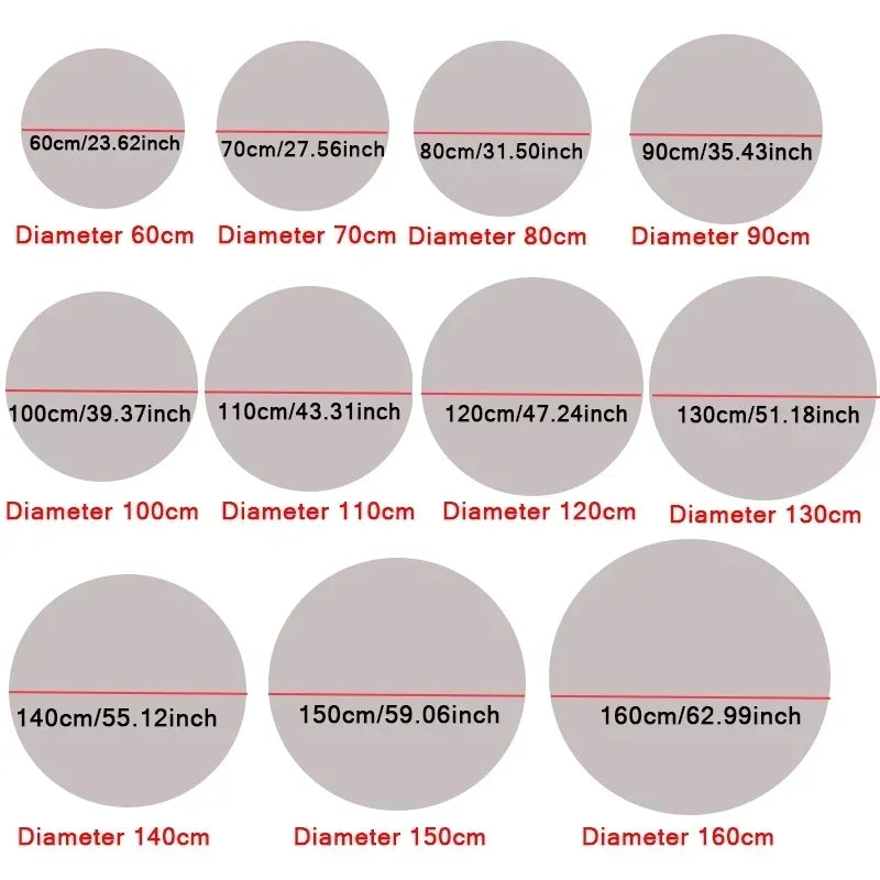 Nappe de table ronde imperméable effet marbre