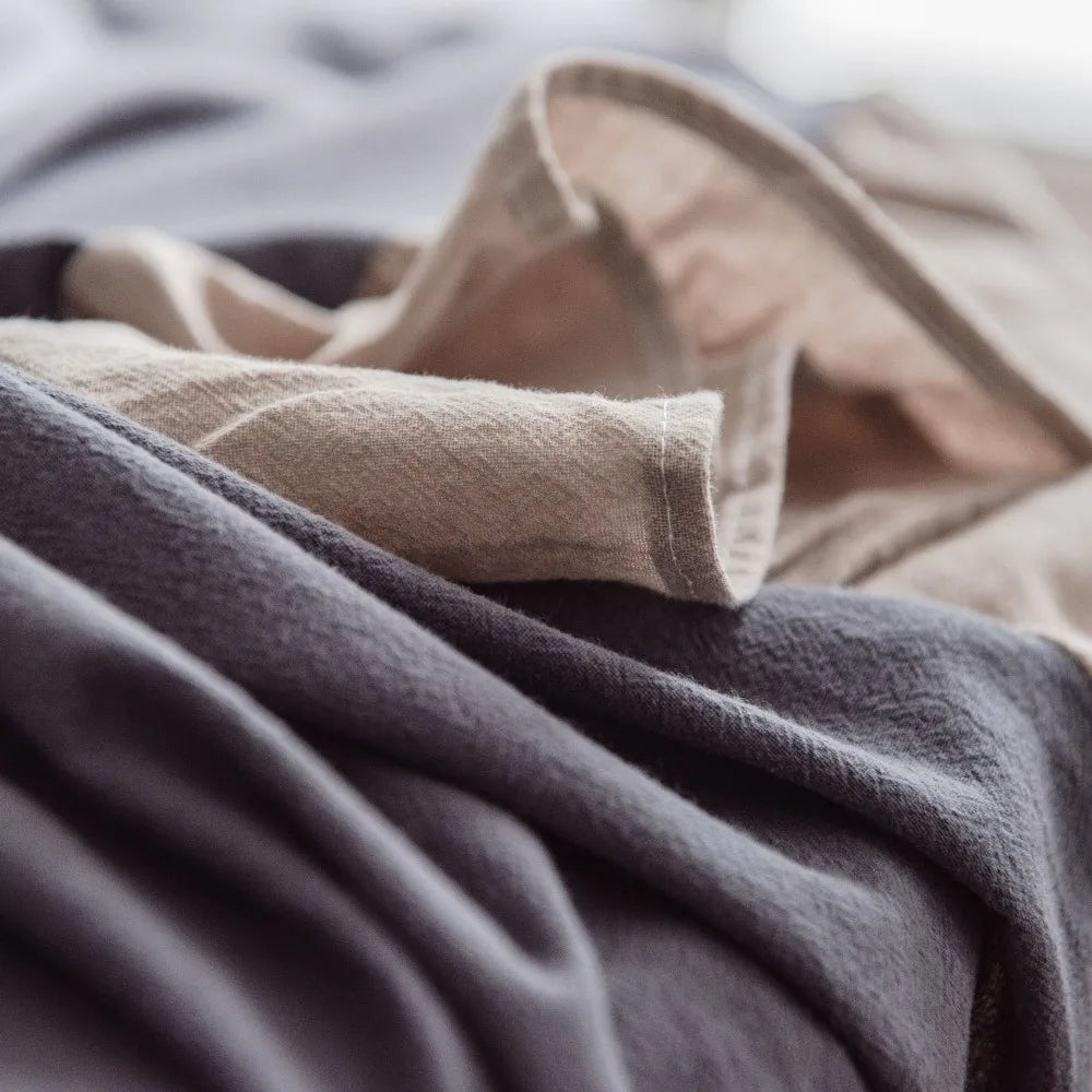 Nappe ronde à franges 100% coton