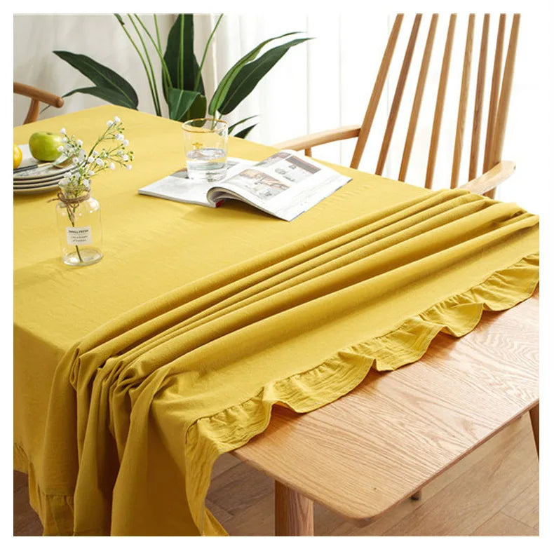 Nappe à franges 100% coton