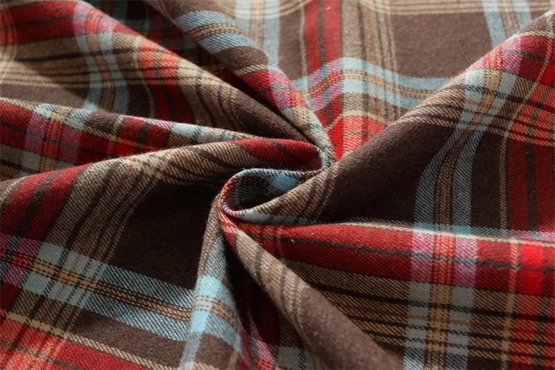Nappe de table de Noël à motif tartan