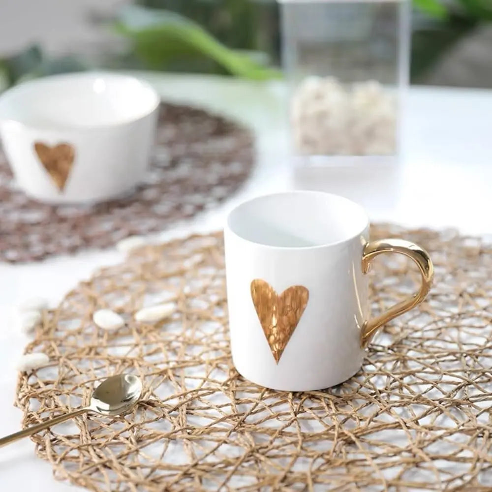 Lot de 6 Napperons en PVC - Marron