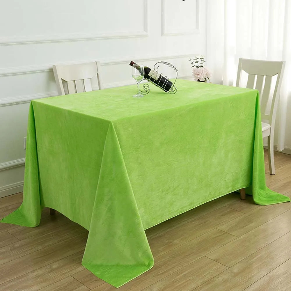 Nappe de table effet velours - Couleurs variées