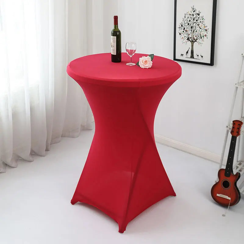 Nappe de buffet longue élégante - Rouge