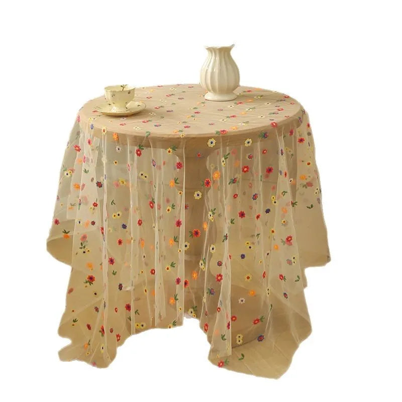 Nappe de table en dentelle - Multicolore