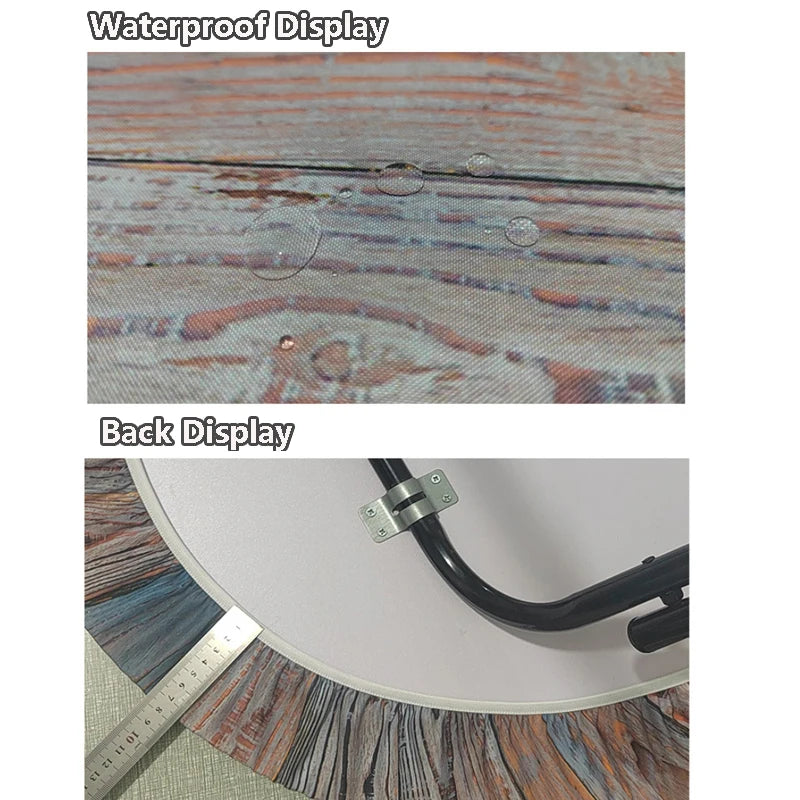 Nappe de table ronde imperméable imprimé florale